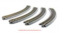 20-100 Kato Ground Level Radius 249mm Curved Track 45 Deg.